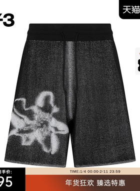Y-3/Y3山本耀司款短裤春夏季宽松抽绳运动休闲五分裤子IN4338