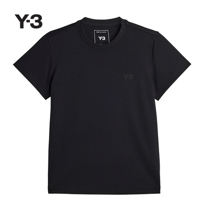 Y-3/Y3山本耀司春夏女士正肩休闲黑色短袖T恤JX2290