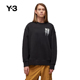 情侣款 Y3山本耀司春季 休闲套头卫衣logo印花IZ3171