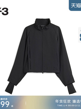Y-3/Y3山本耀司2025秋季新品女士休闲拉链立领夹克外套KC8356