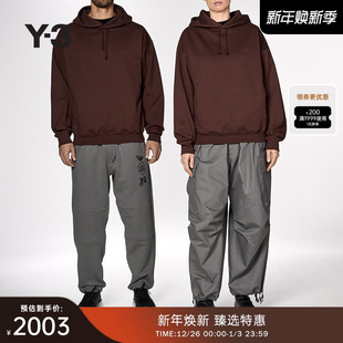 男女同款 新品 Y3山本耀司2025秋季 休闲连帽卫衣套头KA3111