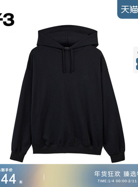 Y-3/Y3山本耀司2025秋季男士套头连帽黑色时尚卫衣JN4933