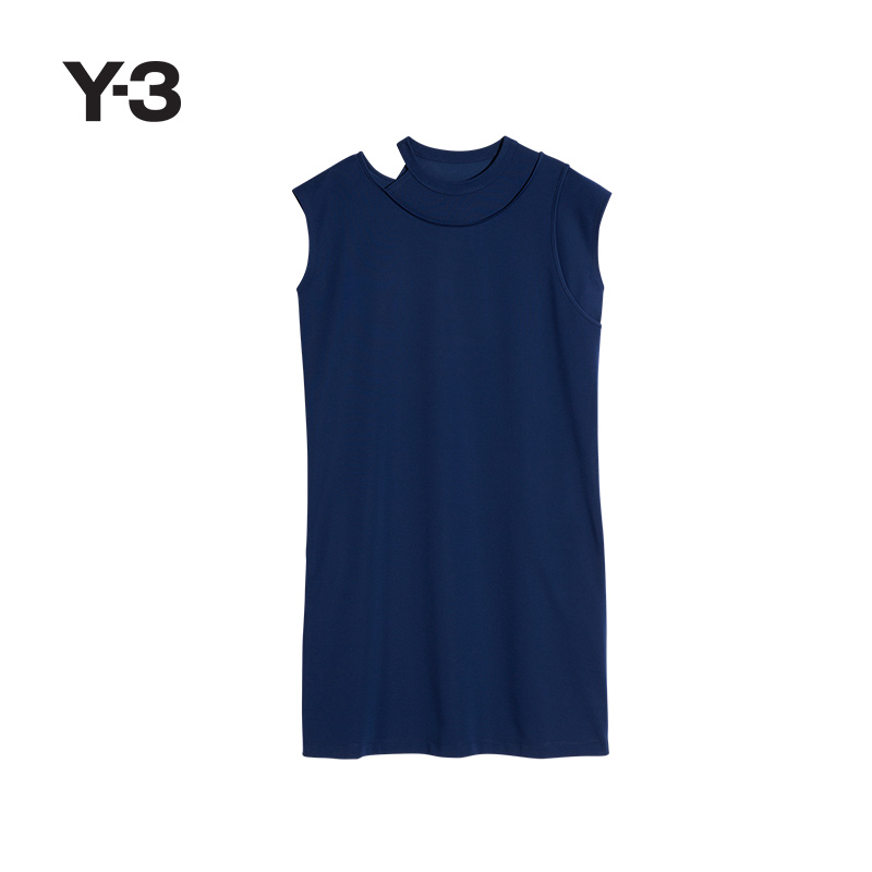 Y-3/Y3山本耀司2025春夏新品女士时尚休闲中长款连衣裙JM3223