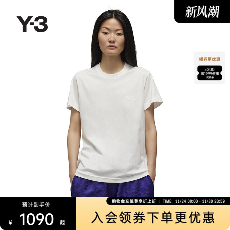 Y-3/Y3山本耀司2025春夏新品时尚休闲女士短袖T恤IX0391