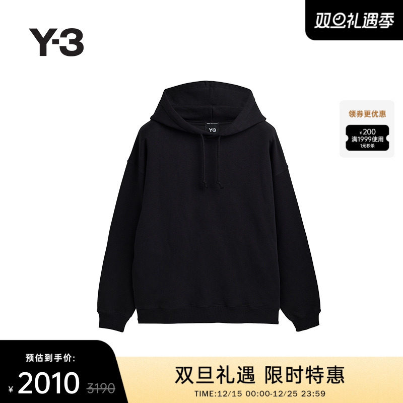 Y-3/Y3山本耀司2025秋季新品男女同款时尚涂鸦连帽卫衣JX4748