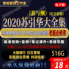 2020苏引华课程全集薪与酬大脑银行总裁商业在红尘中修心框架思维
