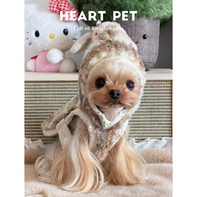 比熊雪纳瑞西施泰迪小型犬斗篷