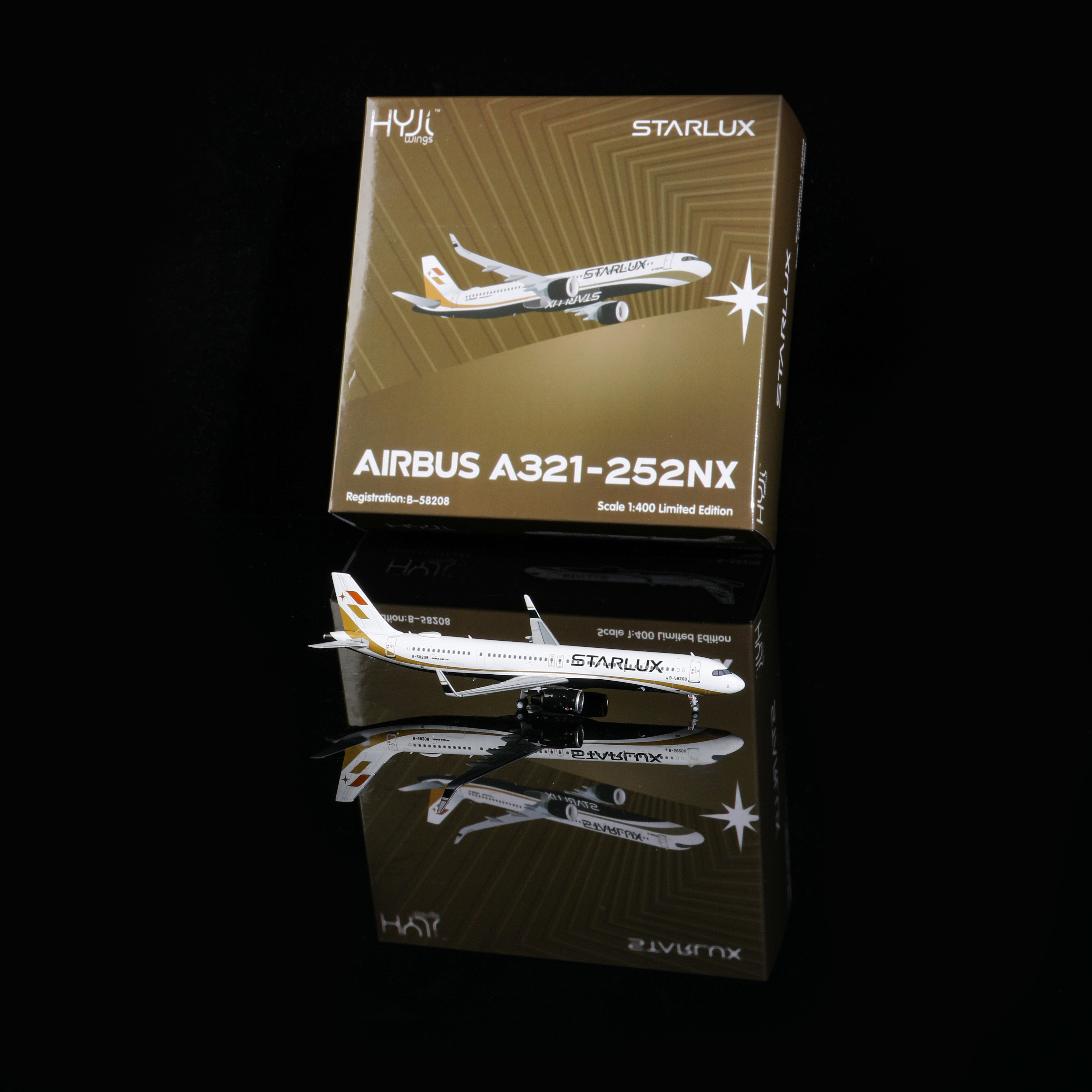 thumbnail for HYJL wings|Starlux Airlines A321 B-58208 standard paint 1:400