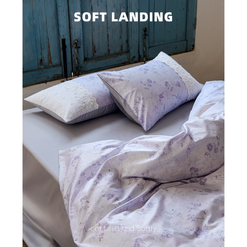 SOFT LANDING | 南法复古新疆长绒棉裸睡秋冬四件套床上用品套件