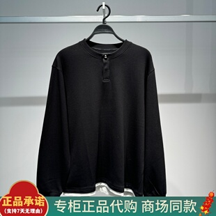 B2CPG1134太平鸟男装2026春季新款B2CPG1134J9亨利领华夫格T恤499