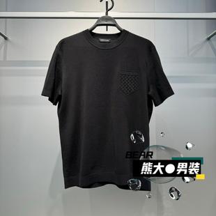 2025春季 针织衫 新款 休闲百搭圆领短袖 729 时尚 B1EEF1E17太平鸟男装