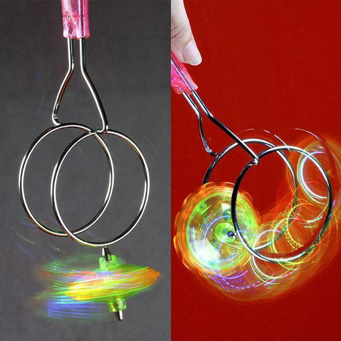 플라잉 궤도 자이로 매직 핸드 크랭크 마그네틱 자이로 이우 어린이 장난감 스톨 공급 새 모델