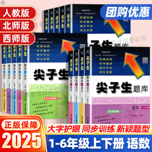 2025小学尖子生题库一二三四五六年级下册上册同步训练语文数学人教版北师大版西师版小学专项同步练习册训练题课时作业本思维训练