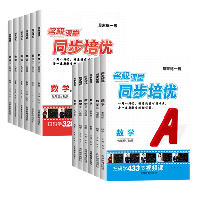 全新正版名校课堂同步培优