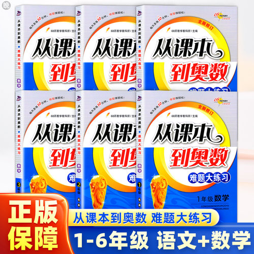 从课本到奥数难题大练习+点拨