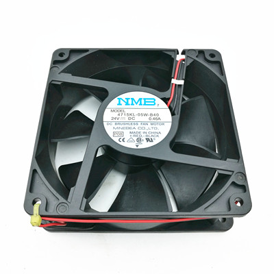 NMB 4715KL-05W-B40 24V 0.46A 12038 12CM 变频器大风量散热风扇