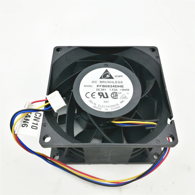 原装 台达 PFB0824DHE 24V 1.63A 8038 8cm 变频器大风量散热风扇
