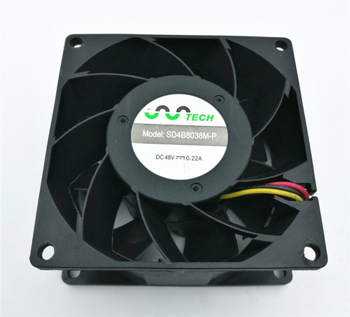 原装 TECH SD4B8038M-P DC48V 0.22A 8038 4线 发那科散热风扇8CM