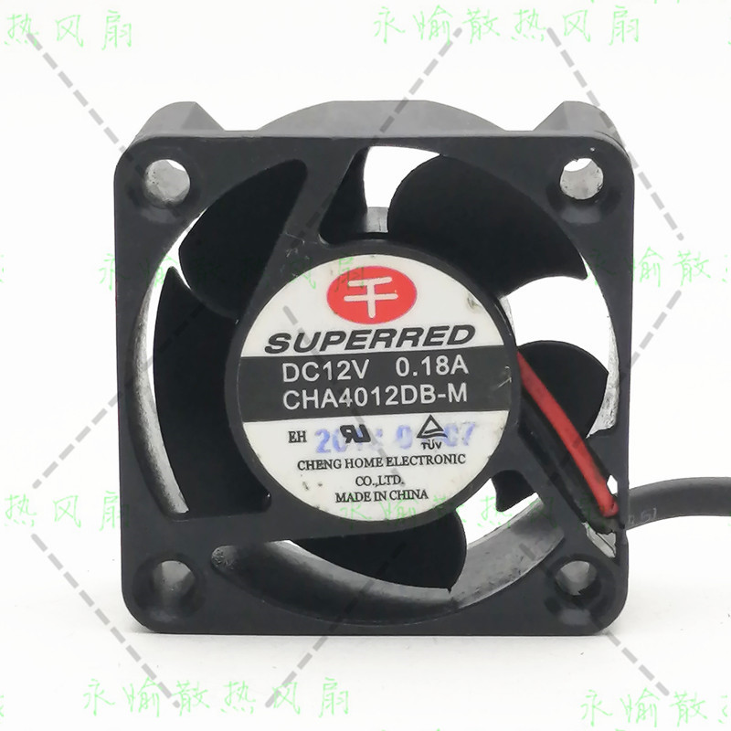 原装千红 4020 CHA4012DB-M 12V 0.18A 4CM 静音散热风扇轴流风机