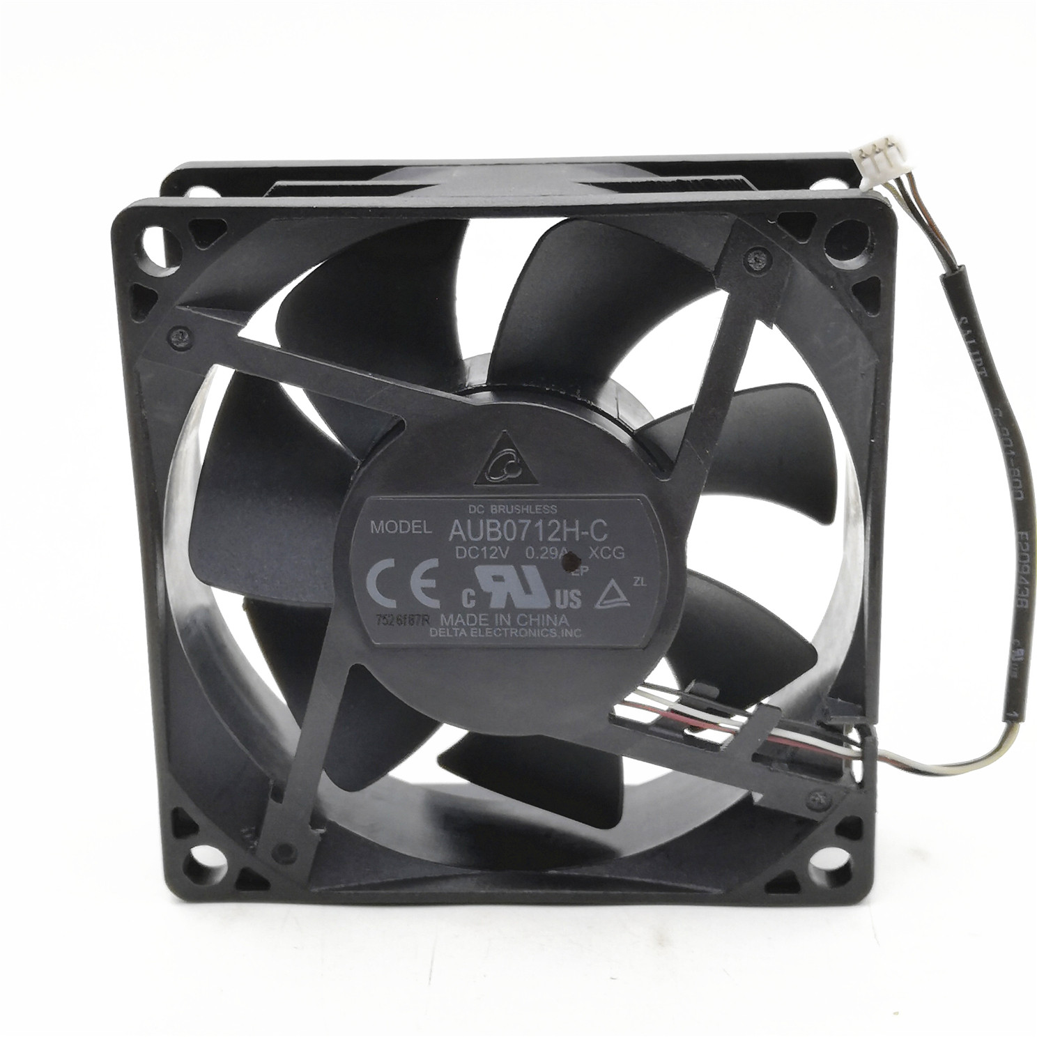 全新原装台达 AUB0712H-C XCG 7025 12V 0.29A 7cm 3线投影仪风扇