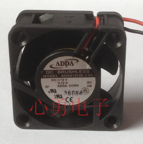原装正品ADDA/协喜散热风扇AD0412HB-C50 DC12V 0.10A 2线4020