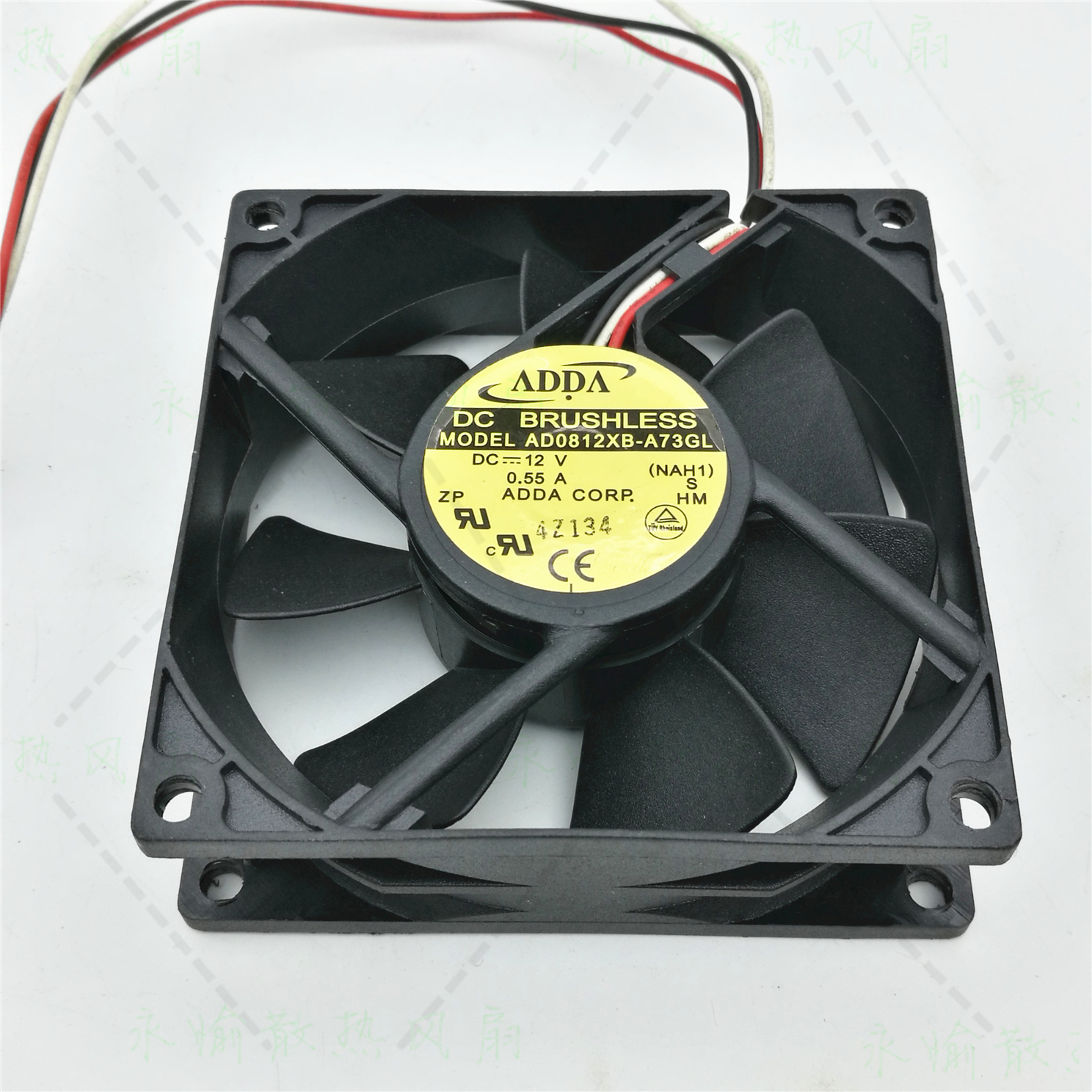 原装 ADDA AD0812XB-A73GL 8025 12V 0.55A 大风量 机箱散热风扇