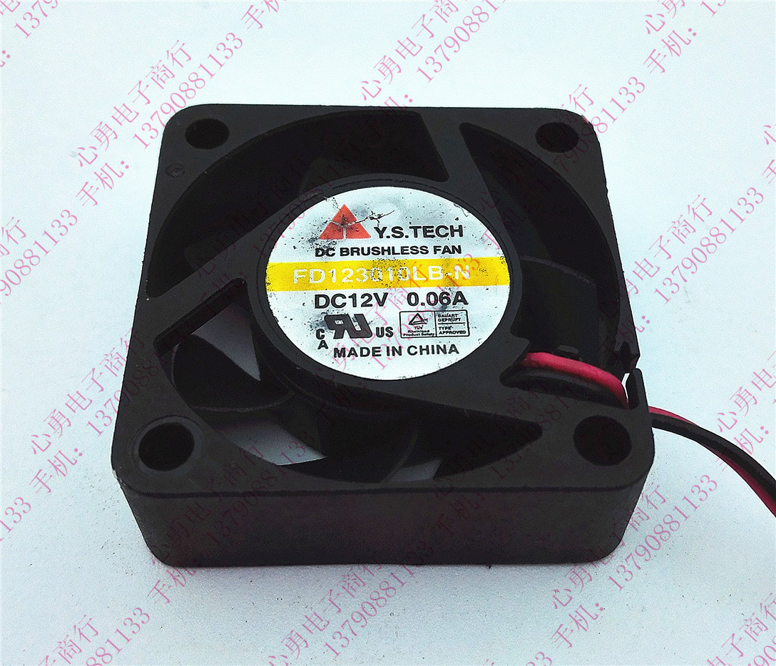 Y.S.TECH/元山 FD123010LB-N 3010 12V 0.06A 液压静音风扇2线