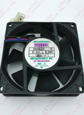 MECHATRONICS E9225E24B FS 9225 24V 0.255A 滚珠打印机散热风扇