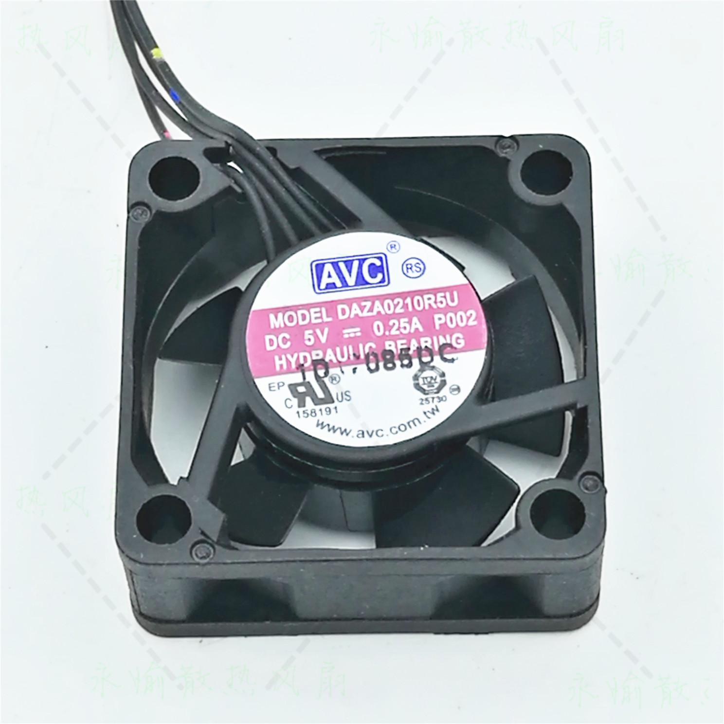 原装 AVC DAZA0210R5U P002 5V 0.25A 2510 2.5CM 4线PWM静音风扇
