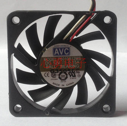 原装正品AVC散热风扇 F6010B12MS 12V0.15A 6010 3线 双滚珠轴承