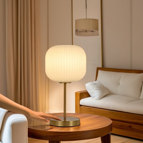 卧室床头轻奢中古风创意灯笼台灯