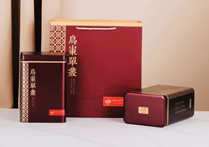 乌岽单丛茶醇香型潮州凤凰乌岽山乌龙茶1斤共2罐送礼手提礼盒套装