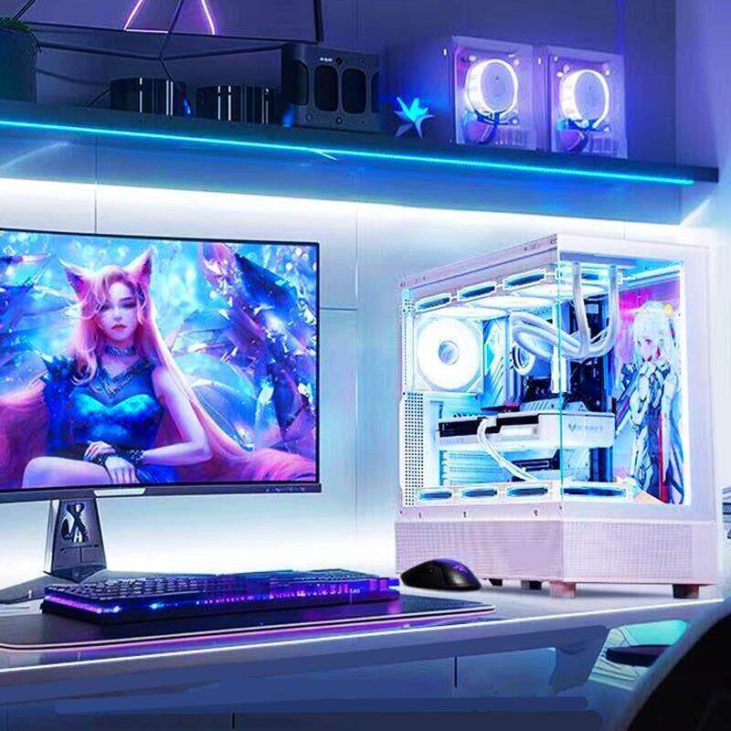32寸台式网吧非全新二手组装电脑主机全套高配独显电竞游戏LOL