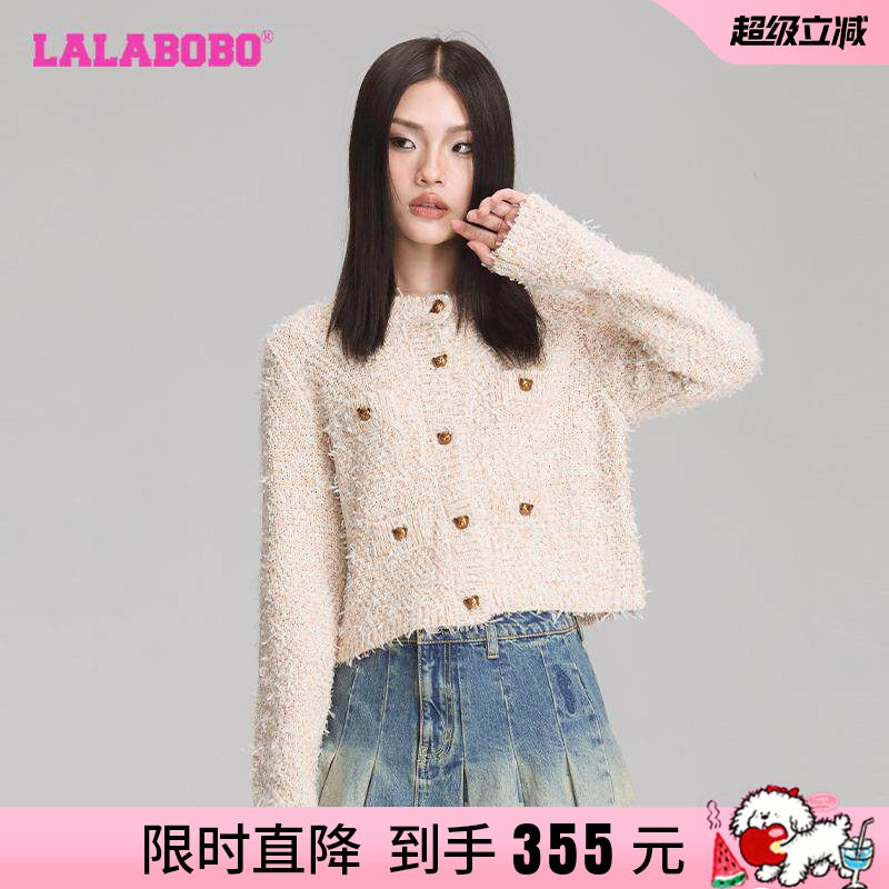 LALABOBO法式小香风针织开衫