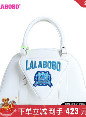 LALABOBO24早秋新款时尚简约易搭配大字母手提包女士|LBDB-WQXL13