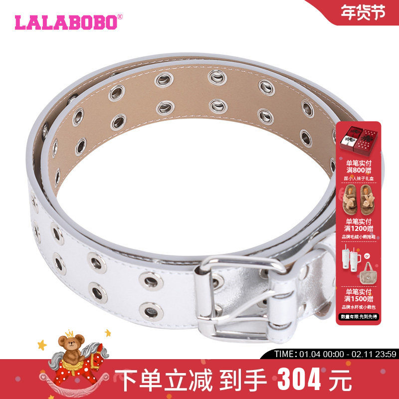 【田曦薇同款】LALABOBO早秋新品款潮流街头美式可爱时尚皮质腰带,服饰配件/皮带/帽子/围巾,腰带/皮带/腰链,淘宝优惠券,粉丝福利购,淘宝优惠卷