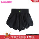 LALABOBO24早秋新款 WXZD29 LBDB 高腰简约舒适百搭花苞休闲短裤 女