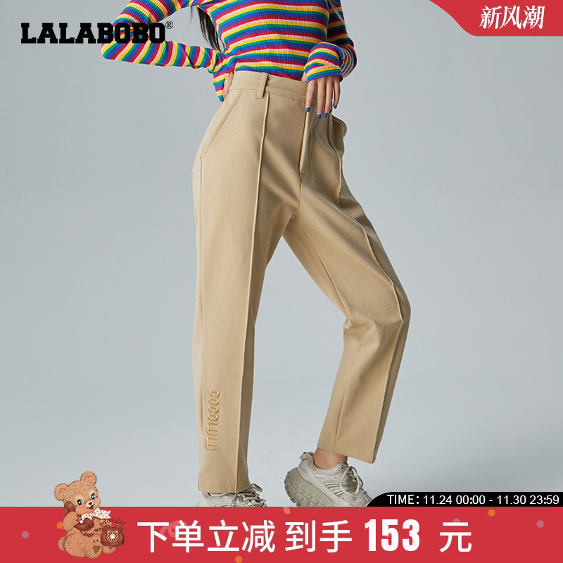 lalabobo2022秋季宽松休闲裤