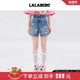 五分裤 子 夏新款 女原创潮牌热裤 商场同款 LALABOBO25年牛仔短裤