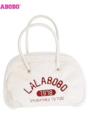 LALABOBO早秋新品款美式街头可爱风复古运动手拿包女|LBCC-WQXL14