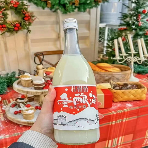 苏州桥甜酒桂花米酒冬酿酒正品