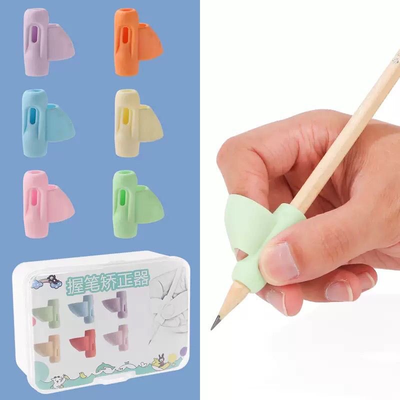 幼儿园儿童小背拇指套握笔器器握笔姿势儿童学生铅笔用笔套初学者