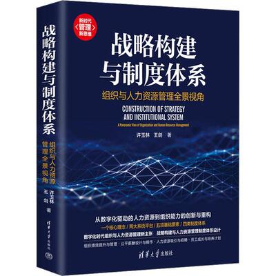战略构建与制度体系:组织与人力资源管理全景视角:a panoramic view of organizati许玉林9787302625292 清华大学出版社 管理书籍