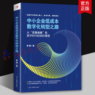 曾颖著 组织重塑 赋能中小企业产业思维作业流程进行升级改造管理类书籍 从贝壳找房看数字时代 中小企业低成本数字化转型之路