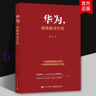 一本战略规划 引导书 营销 战略驱动营销 理论框架书籍 华为从战略制定到执行 杨䴖著 工具书 华为 一本营销体系建设
