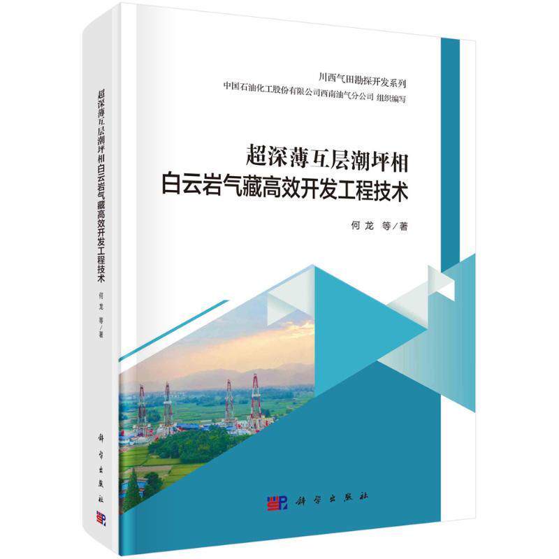 超深薄互层潮坪相白云岩气藏开发工程技术何龙等9787030745255 科学出版社 工业技术书籍