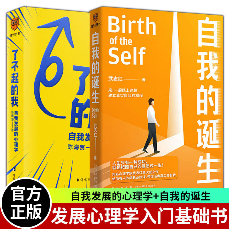 正版包邮 了不起的我 自我发展的心理学+自我的诞生 2册 发展心理学入门基础书籍 发现那些让你痛苦的问题的根源 社会心理学书