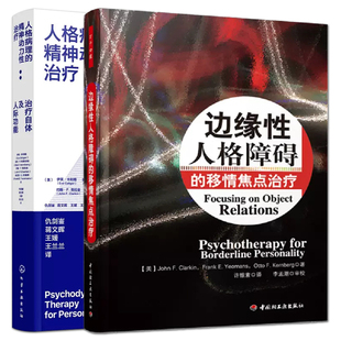 精神动力性治疗 2册 现货 人格病理 边缘性人格障碍 移情焦点治疗 治疗自体及人际功能 包邮 人格病症 心理动力学疗法心理学书籍