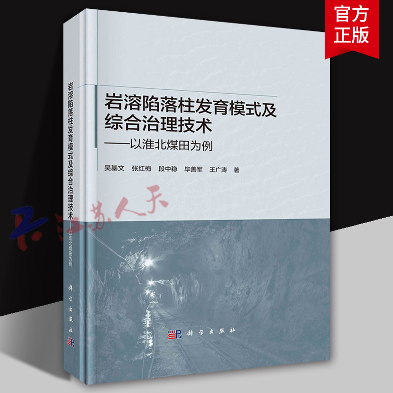 岩溶陷落柱发育模式及综合治理技术 以淮北煤田为例 吴基文 张红梅 段中稳 毕善军 王广涛著 科学出版社9787030737120