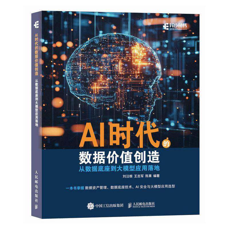 AI时代的数据价值创造：从数据底座到大模型应用落地 人工智能大数据计算机数据管理数据分析书籍正版